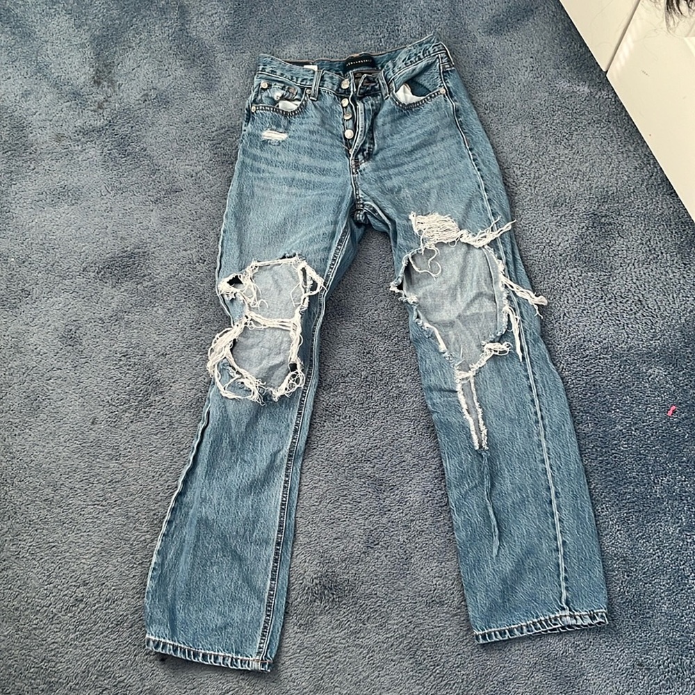 These are Areopostal jeans in the style of 90’s Baggy